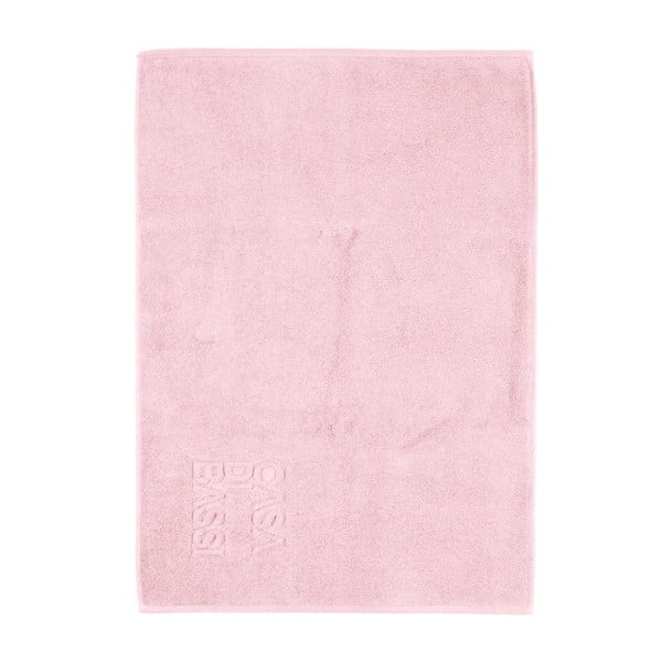 Ružová bavlnená kúpeľňová predložka Casa Di Bassi Basic, 50 × 70 cm