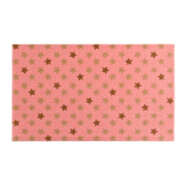 Ružová rohožka Zala Living Design Star Pink, 50 × 70 cm