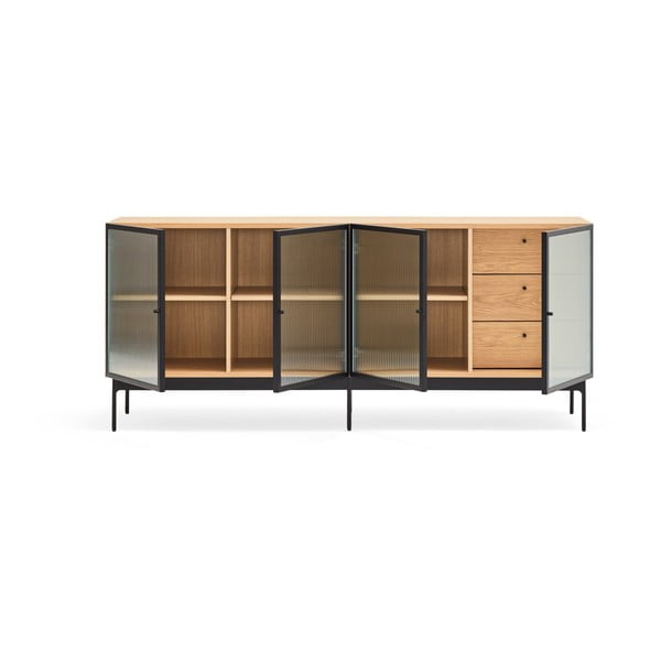 Komoda v dubovom dekore Teulat Blur, šírka 180 cm-image-3