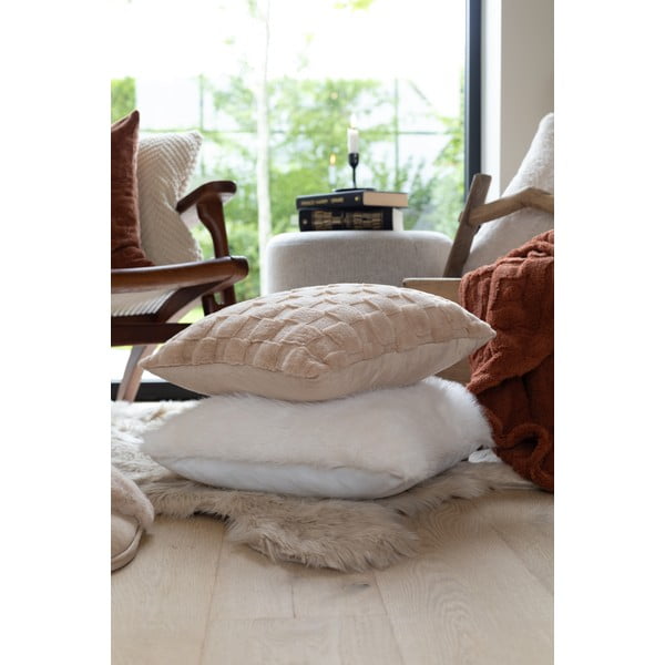 Dekoračný vankúš z mikroplyšu 45x45 cm Rava – Tiseco Home Studio-image-2