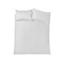 Biele obliečky na dvojlôžko/predĺžené z bavlneného saténu 230x220 cm Cotton Sateen – Bianca