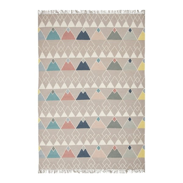 Ručne tkaný vlnený koberec Linie Design Ivalo, 160 x 230 cm