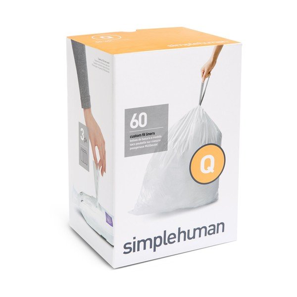 Sťahovacie vrecia na odpadky 60 ks 65 l Q – simplehuman