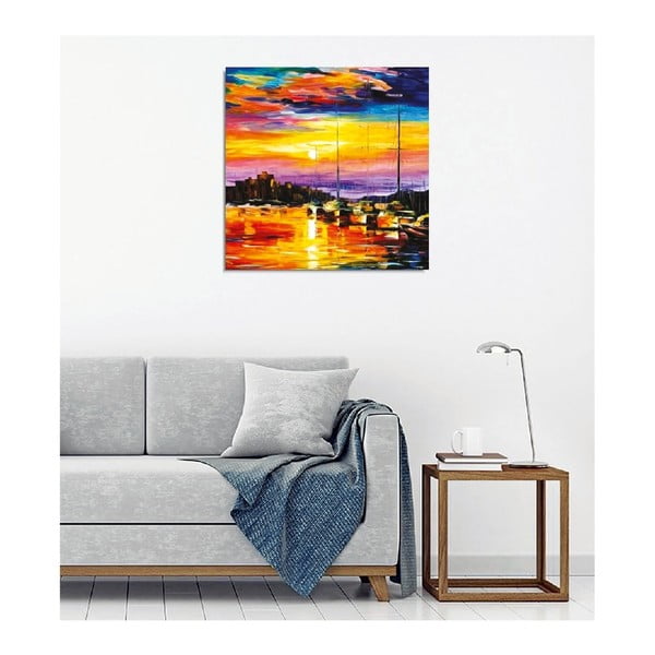 Nástenná reprodukcia na plátne Leonid Afremov, 45 × 45 cm-image-2