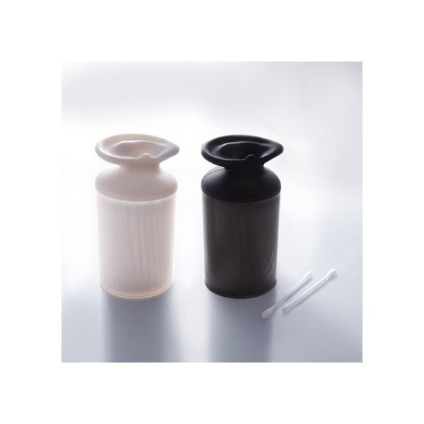 Zásobník vatových tyčiniek Ear Container, čierny-image-1