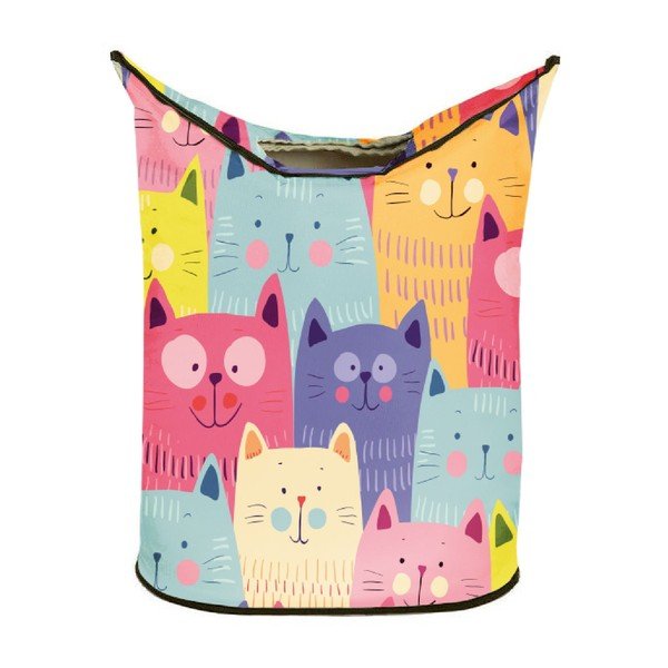 Úložný kôš Butter Kings Cats in Colours, 60 l-image-1