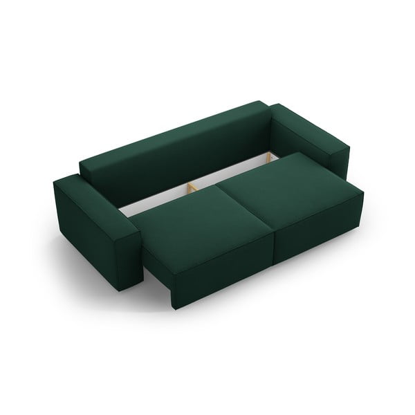 Zelená rozkladacia pohovka 247 cm Jodie – Micadoni Home-image-3