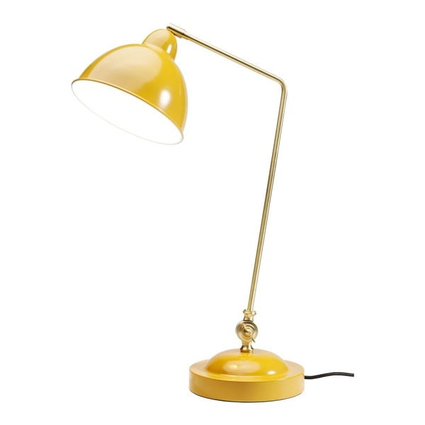 Žltá stolová lampa Kare Design Study
