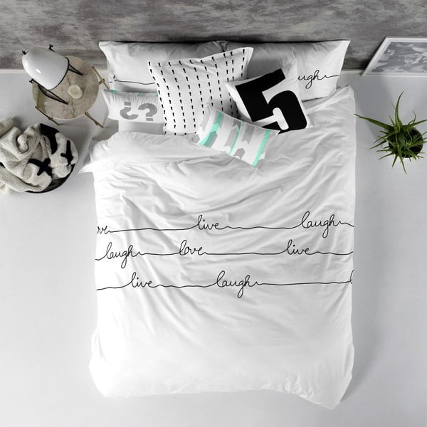 Bavlnená obliečka na paplón Blanc Live, 140 × 200 cm-image-2