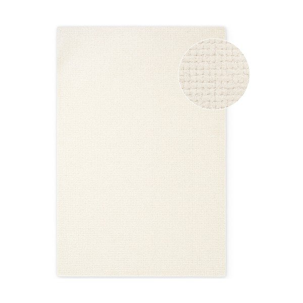 Krémovobiely vlnený koberec 200x290 cm Eloise – Hanse Home