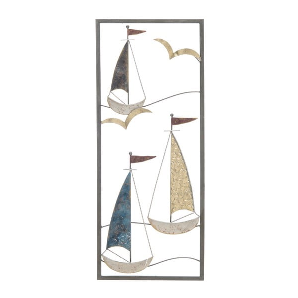 Nástenná dekorácia v tvare lode InArt, 25 × 61 cm