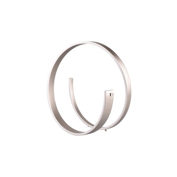 Sivá LED stolová lampa s hlasovým ovládaním/s ovládaním pomocou mobilnej aplikácie s kovovým tienidlom (výška  45 cm) Cinardi – CINQUE-image-1