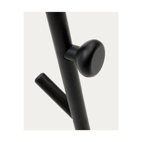 Čierny vešiak z bukového dreva 46x170 cm Nadue – Kave Home-image-2