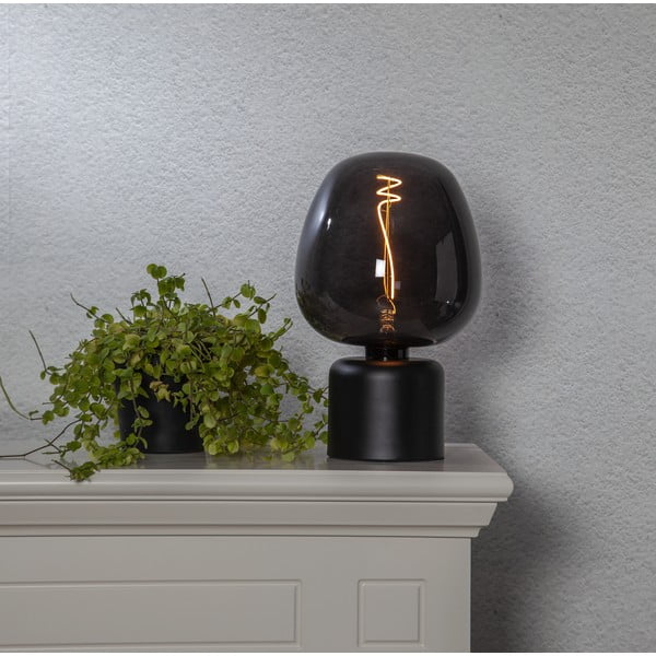 Čierna lampová noha 10 cm Glans – Star Trading-image-2