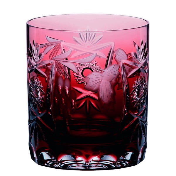 Červený pohár na whisky z krištáľového skla Nachtmann Traube Whisky Tumbler Copper Ruby, 250 ml