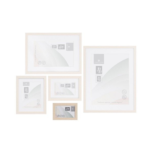 Stojací/na stenu rámček v prírodnej farbe 12,5x17,5 cm Sencillo – Casa Selección-image-3