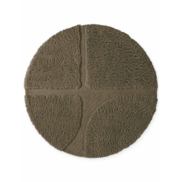 Kaki ručne tkaný okrúhly koberec ø 160 cm Lambeth Jasper – Ted Baker