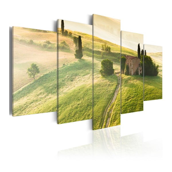 Obraz na plátne Artgeist Green Tuscany, 100 × 50 cm