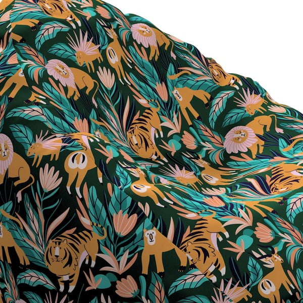 Detský sedací vak Magic - Yellow Tipi-image-1