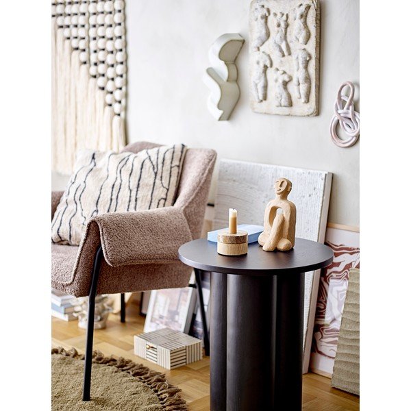 Okrúhly odkladací stolík v dekore duba ø 45 cm Aio – Bloomingville-image-1