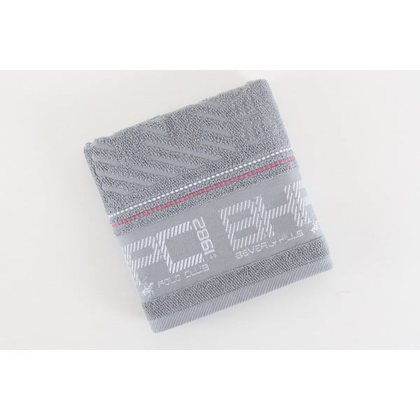 Bavlnený uterák BHPC sivý, 50x100 cm