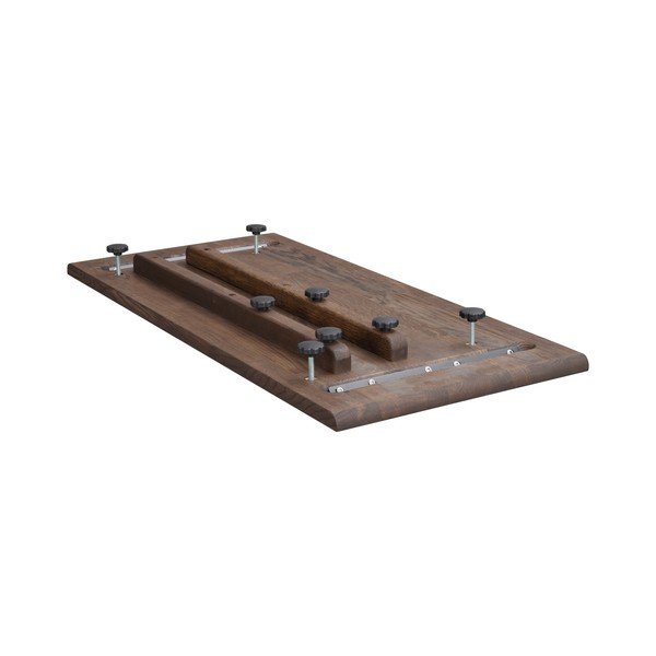 Prídavná doska k jedálenskému stolu z dubového dreva 95x45 cm Clapperton – Rowico-image-4