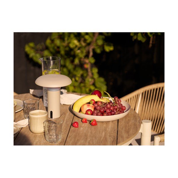 Kovový okrúhly záhradný jedálenský stôl ø 90 cm Abela – House Nordic-image-3