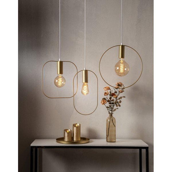 Závesné svietidlo v zlatej farbe Shape – Star Trading-image-4