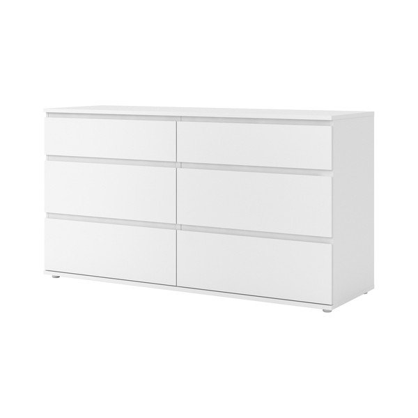 Biela nízka komoda 153x84 cm Nova – Tvilum-image-3