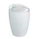 Biely kôš na bielizeň a taburetka v jednom Wenko Candy, 20 l