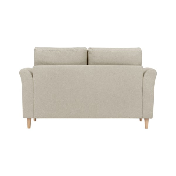 Béžová dvojmiestna pohovka Kooko Home Smooth-image-3