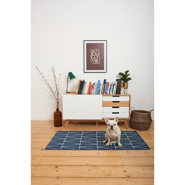 Modrý vonkajší koberec Universal Nicol Casseto, 160 x 230 cm-image-1