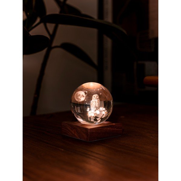 Prenosná svetelná dekorácia na USB ø 8 cm Amber – Gingko-image-3