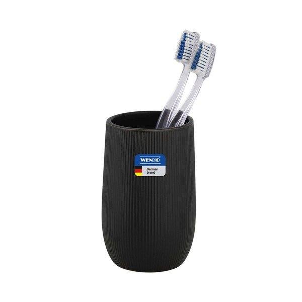Zelený keramický téglik na zubné kefky Fablo – Wenko-image-2