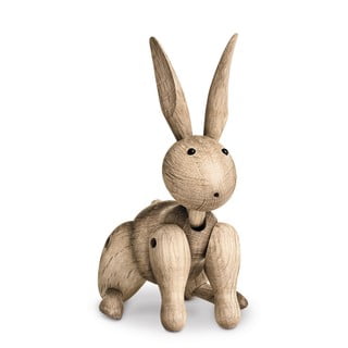 Soška z masívneho dubového dreva Kay Bojesen Denmark Rabbit