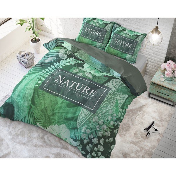 Bavlnené obliečky na jednolôžko Pure Cotton Organic Nature, 140 x 200/220 cm-image-2