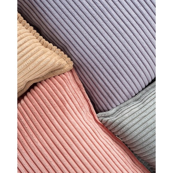 Modrý menčestrový detský pohovkový vankúš Block – Wigiwama-image-4