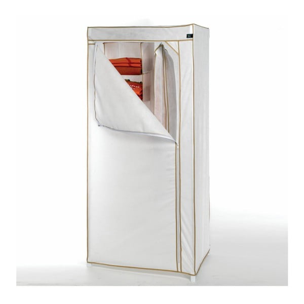 Biela textilná šatníková skriňa Compactor Wardrobe X1-image-2