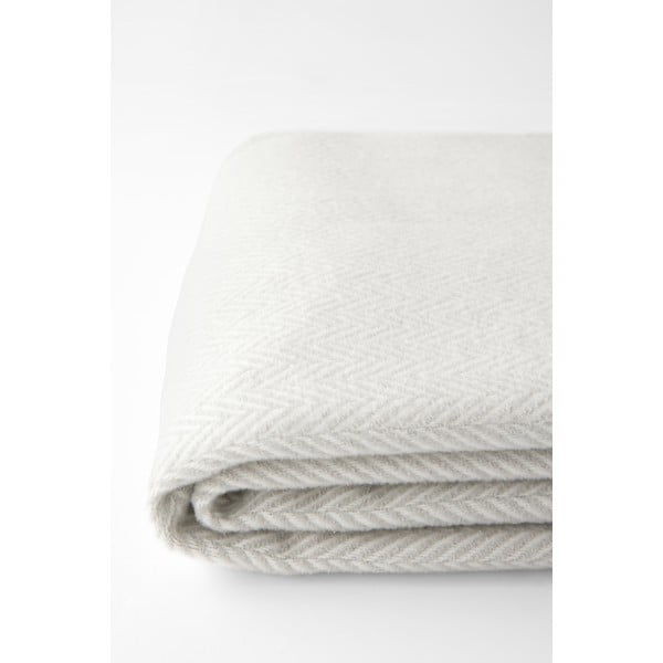 Svetlosivý pléd s podielom bavlny Euromant Skyline, 140 × 180 cm-image-1