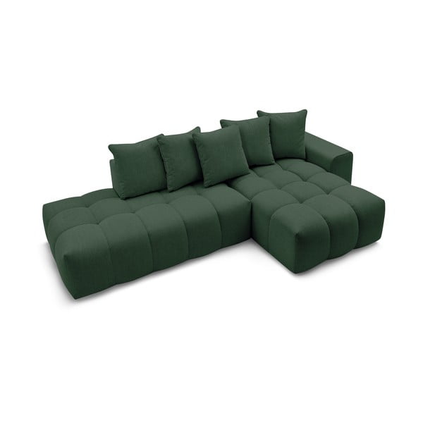 Zelená rohová pohovka (pravý roh) Mont-Blanc - Bobochic Paris-image-4