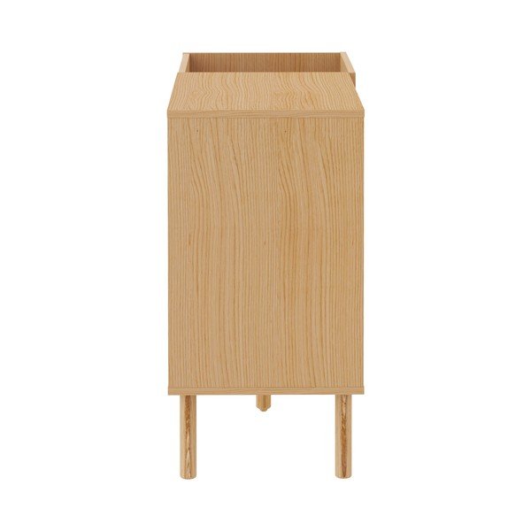 Nízka komoda na gramofónové dosky v dekore duba 100x80 cm Viny - TemaHome-image-4