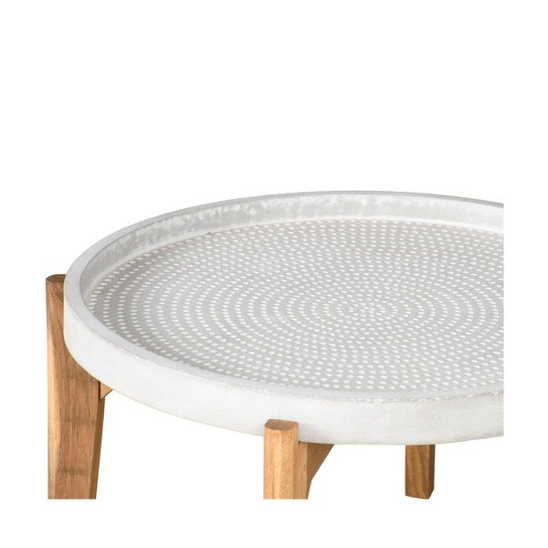 Záhradný stolík so sivou betónovou doskou Bonami Selection Bari, ø 70 cm-image-2