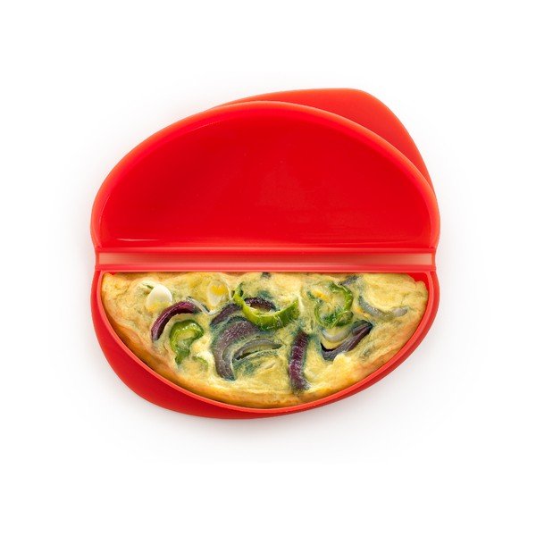 Červená silikónová forma na omeletu Lékué-image-2