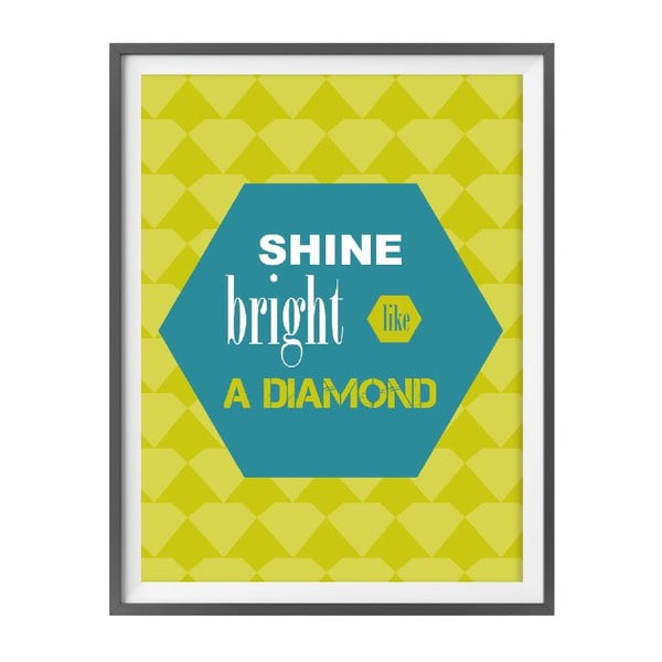 Hudobný plagát Shine Bright Like A Diamond