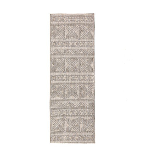 Sivý/béžový prateľný behúň 78x230 cm Lucia – Flair Rugs