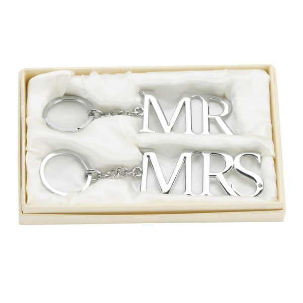 Sada 2 príveskov na kľúče Amore Mr. and Mrs.