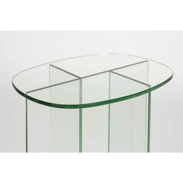 Sklenený odkladací stolík 30x40 cm Linea – Zuiver-image-4