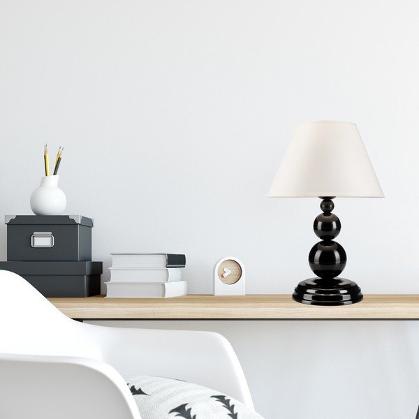 Čierna stolová lampa - LAMKUR-image-1