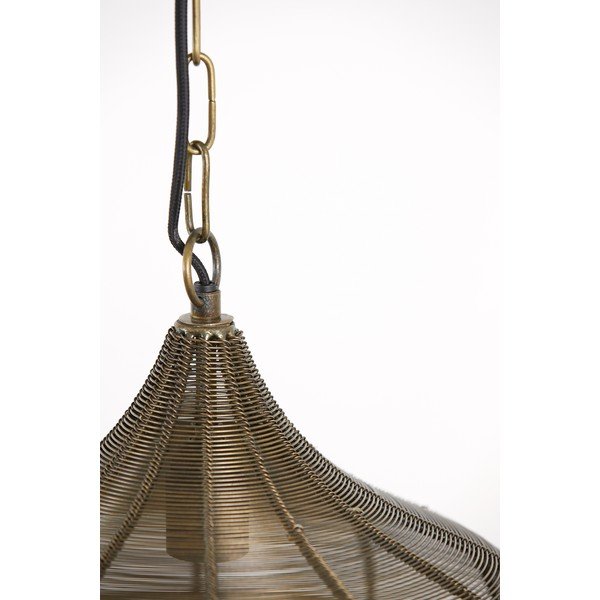 Kovové závesné svietidlo v bronzovej farbe ø 36 cm Alvaro – Light & Living-image-4