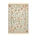 Krémový koberec z viskózy 95x140 cm Oriental Flowers – Nouristan